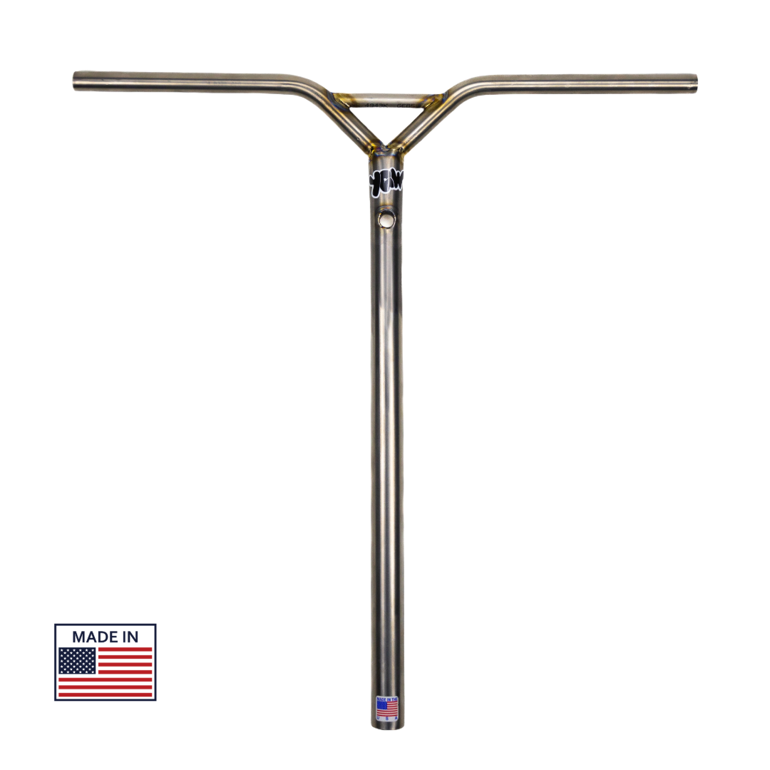 Titanium factory scooter bars